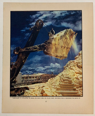 Link to Whether it is sulfur, as here, or iron ore, or plain dirt, Bucyrus Has a Machine to Movie ItUSA Product
