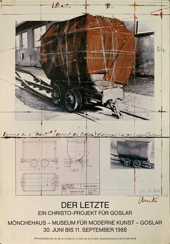 Link to Christo Der Letzte Forderwagen Project Goslar Germany PosterChristo 1988 Product