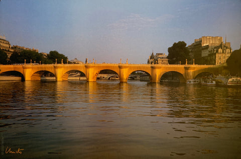 Link to Christo's Wrapped Pont Neuf Paris France PosterChristo 1976 Product