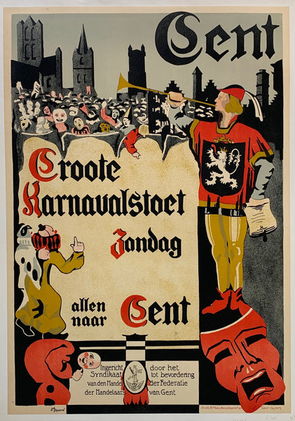 Groote Karnavalstoet Zandag – Poster Museum