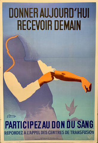 Link to  Donner Aujourd'hui Recevoir Demain PosterFrench Poster, c. 1950  Product