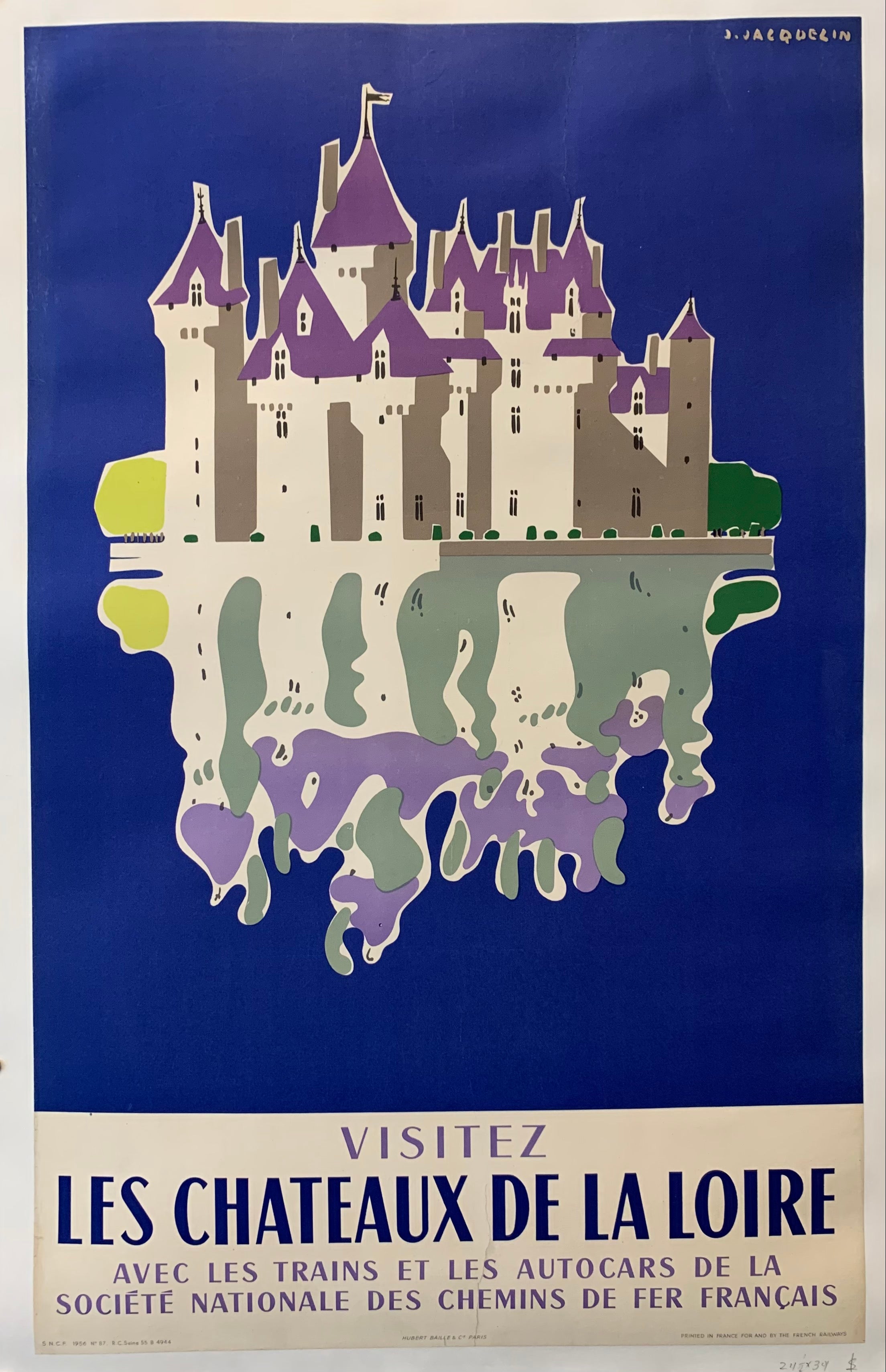 Les Chateaux De La Loire Poster ✓