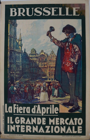 Link to Bruselle La Fiera d'Aprile Il Grande Mercato InternazionaleBelgium, C. 1935 Product