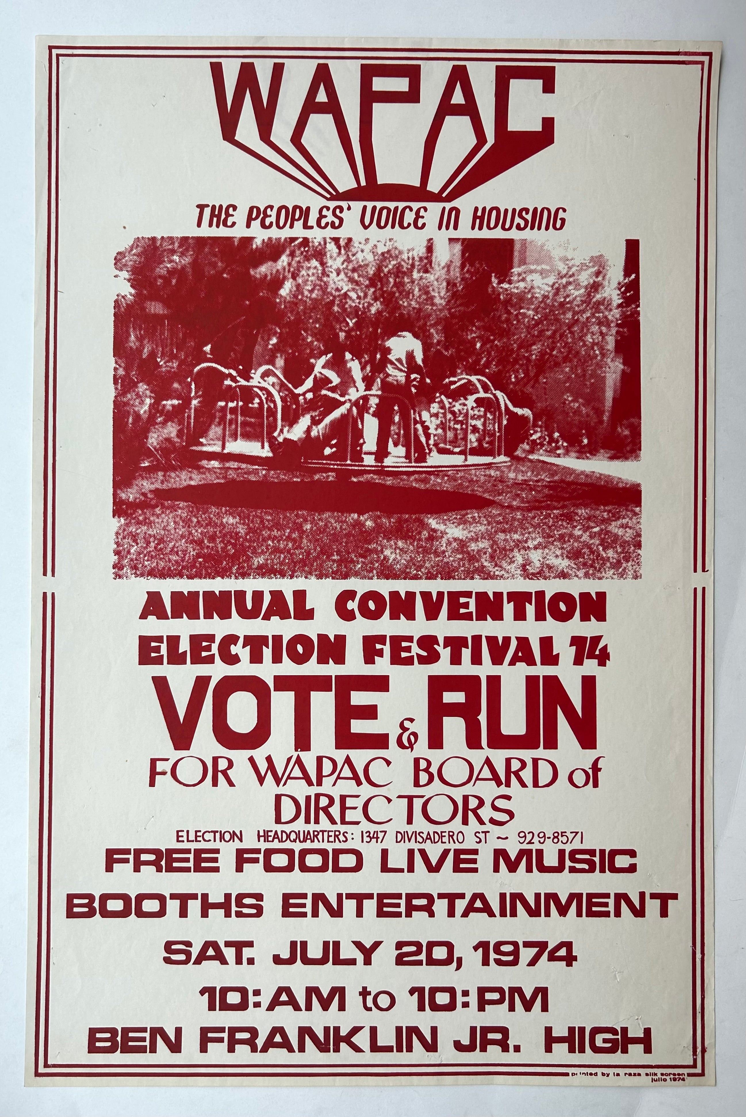 WAPAC Annual Convention Poster