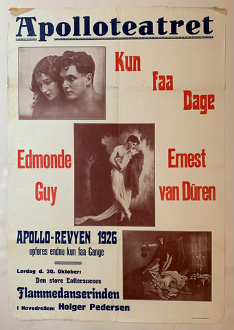 Link to  Apolloteatret PosterDenmark, 1926  Product