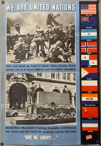 Link to  United Nations Life Magazine Poster #20U.S.A., c. 1940s  Product