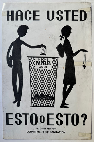 Link to  Esto o Esto? Department of Sanitation PosterUSA, c. 1970  Product