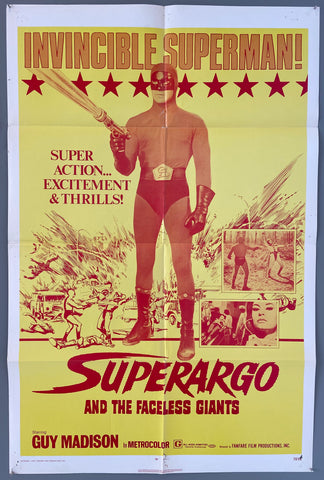 Link to Invincible Superman! Superargo and the Faceless GiantsU.S.A Film, 1971 Product