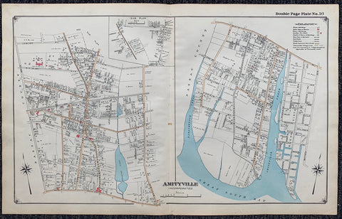 Link to Long Island Index Map No.2 - Plate 16 AmityvilleLong Island, C. 1915 Product