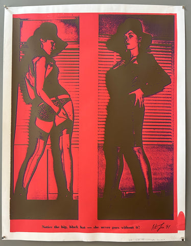 Link to  The Lady in the Black Hat Print #05U.S.A., 1991  Product