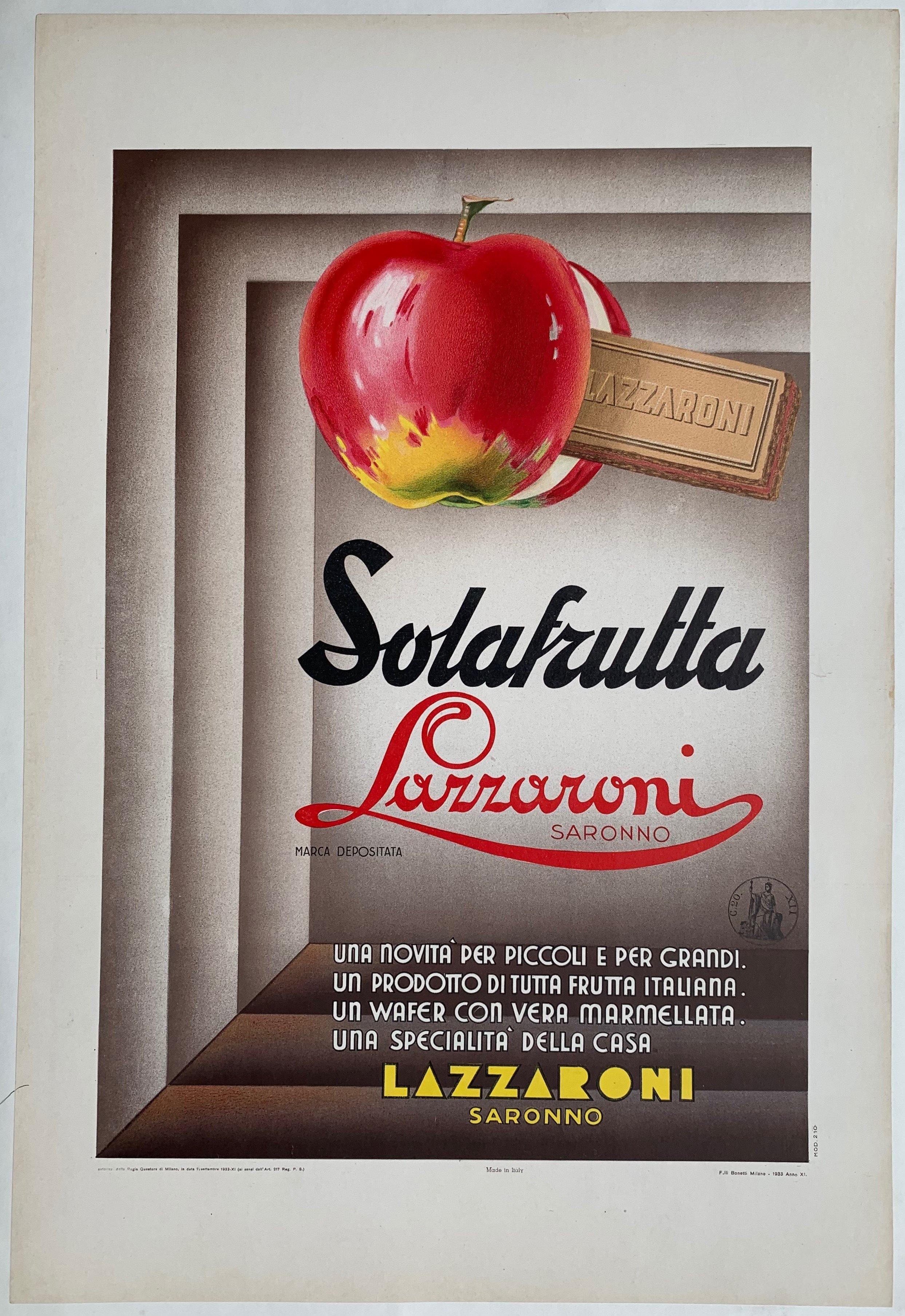 Solefrutta Lazzaroni Saronno - Poster Museum