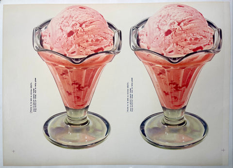Link to  Strawberry Ice Cream PosterU.S.A., c. 1950  Product