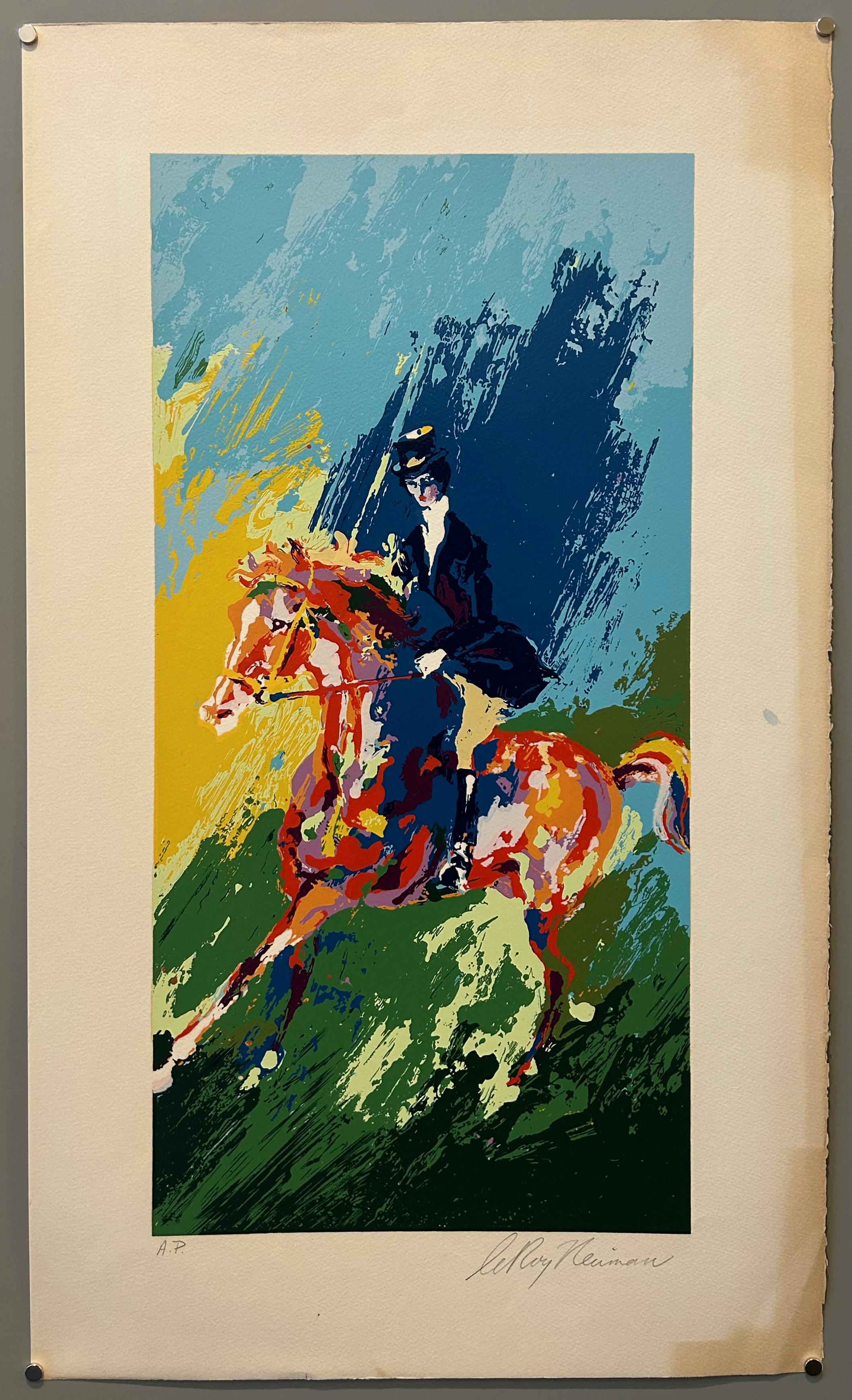 LeRoy Neiman Artist Proof 'The Equestrian'