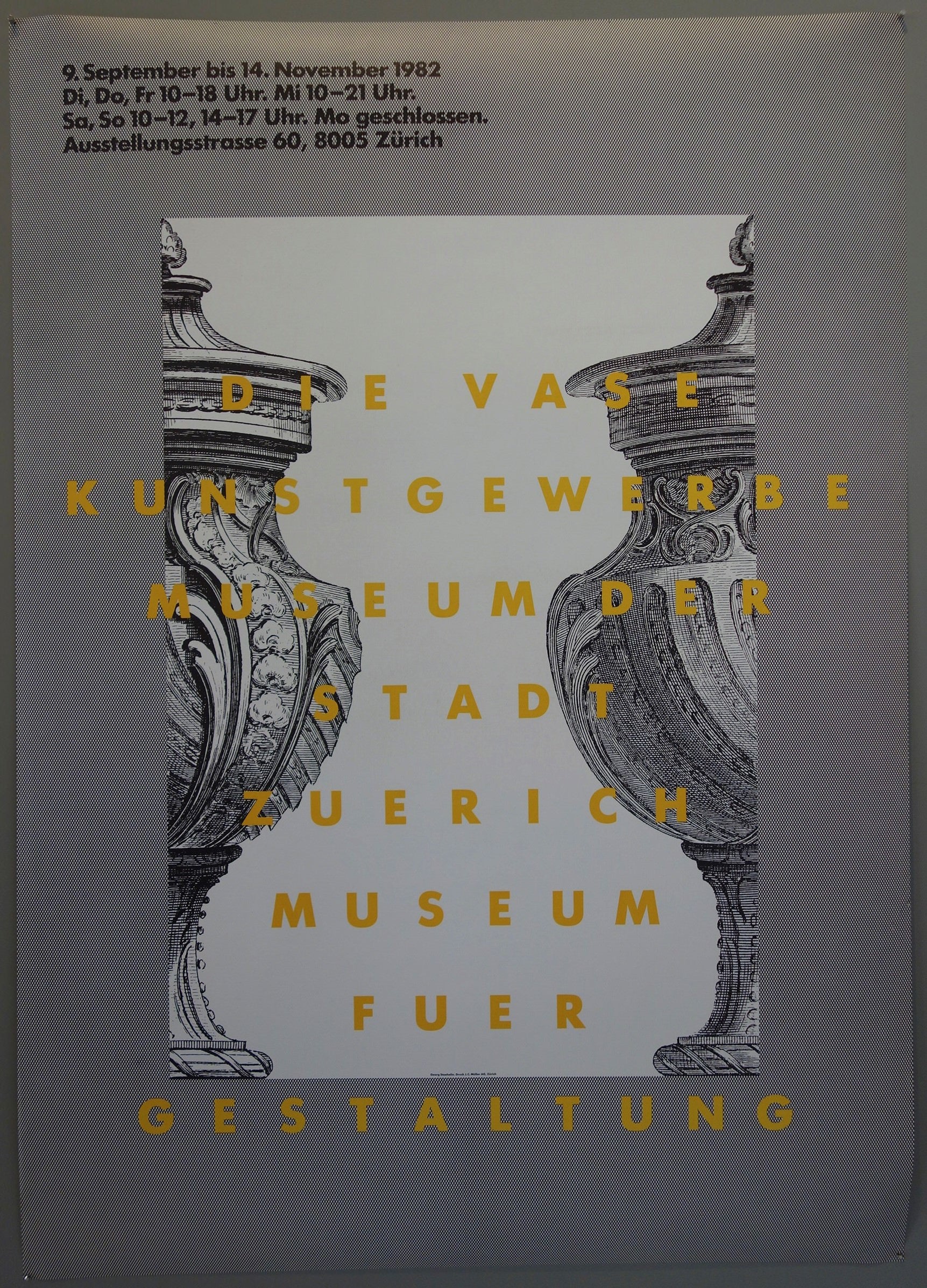 Die Vase Kunstgewerbemuseum Der Stadt Zuerich Museum Fuer Gestaltung ST19
