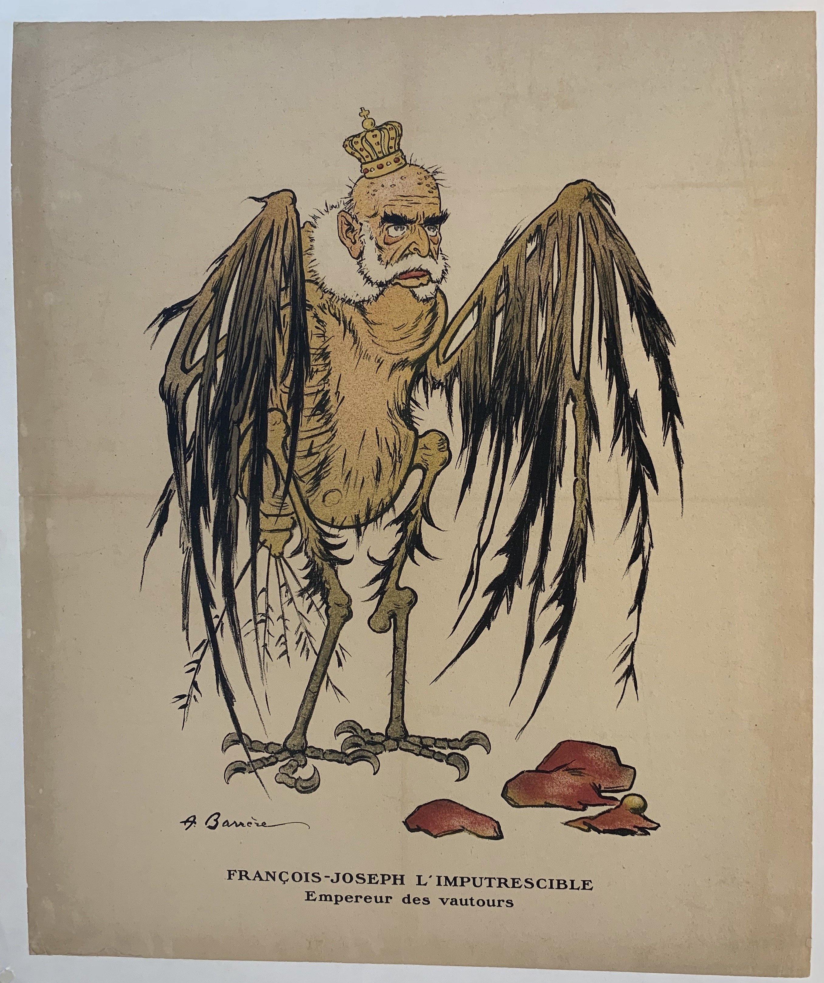 Francois-Joseph l'Imputrescible, Empereur des Vautours - Poster Museum