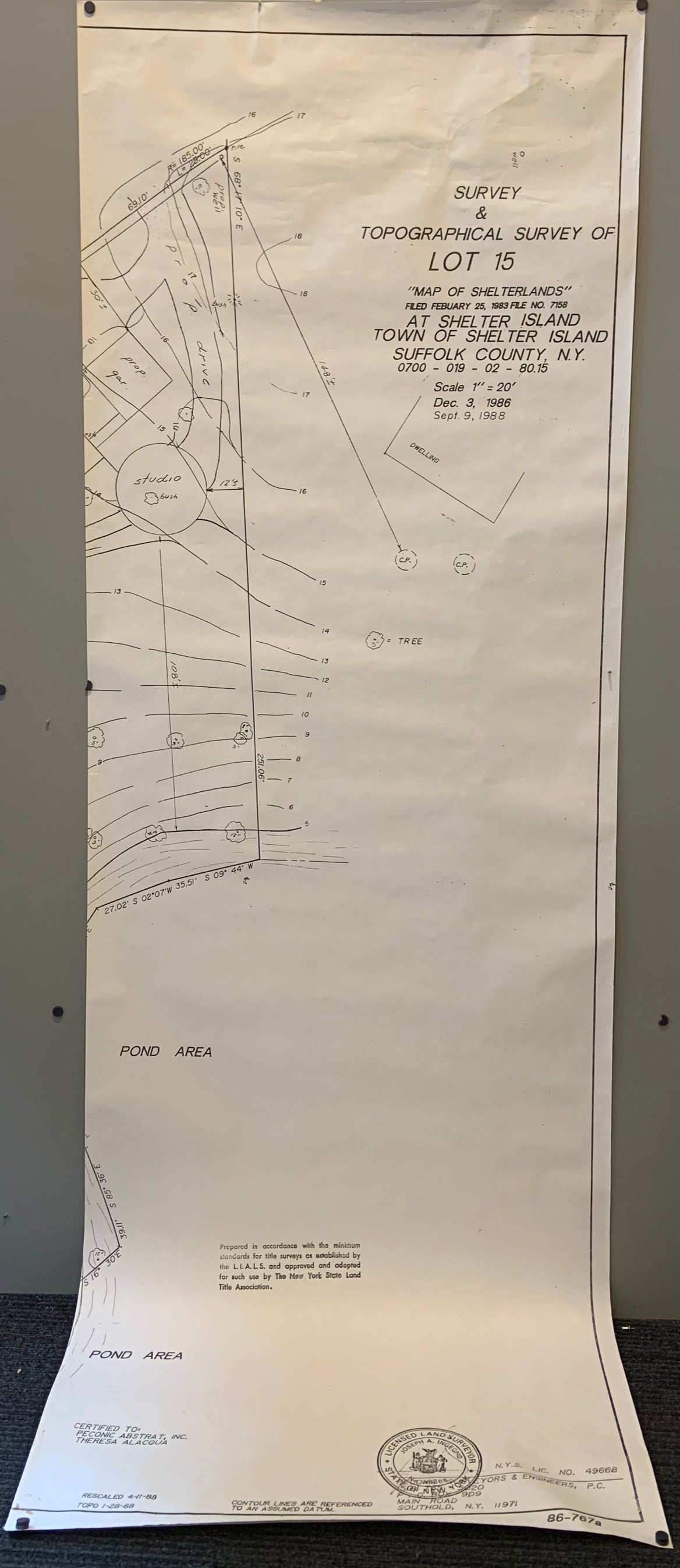 A map of Shelter Island