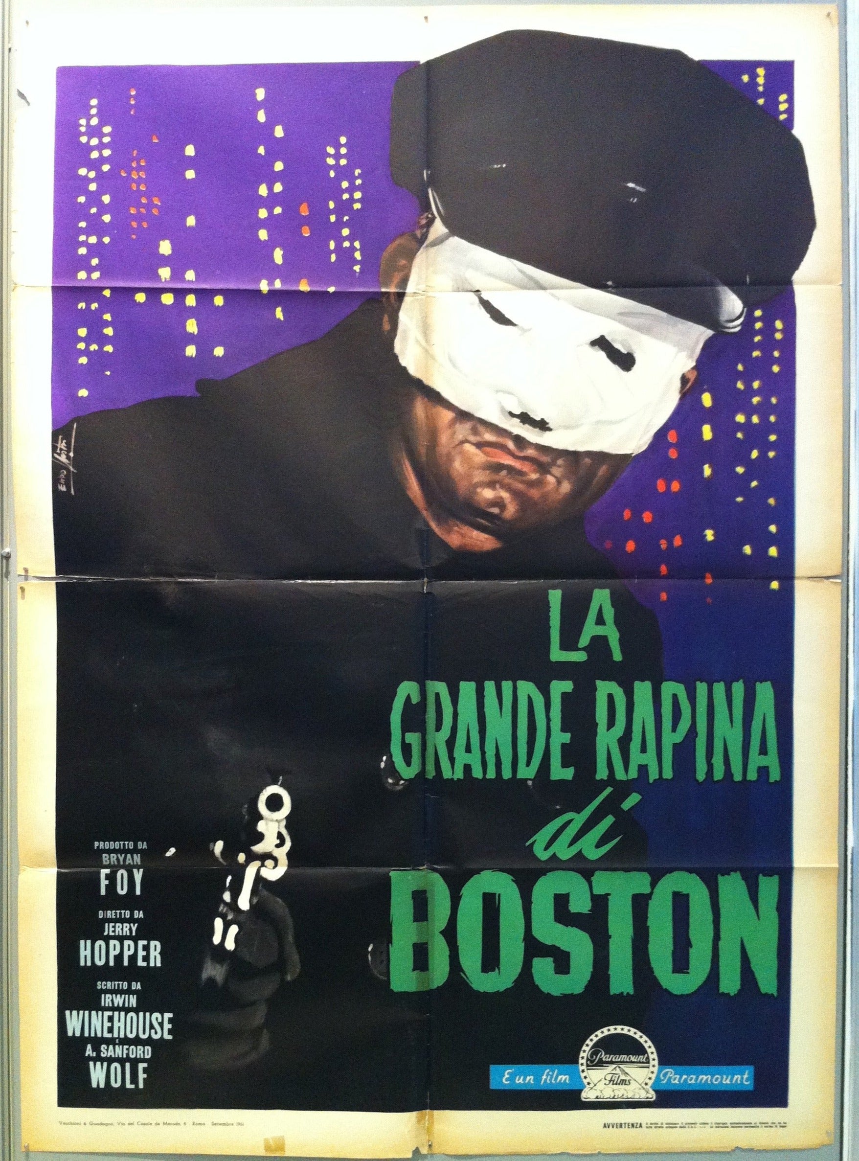 La Grande Rapina di Boston Film Poster