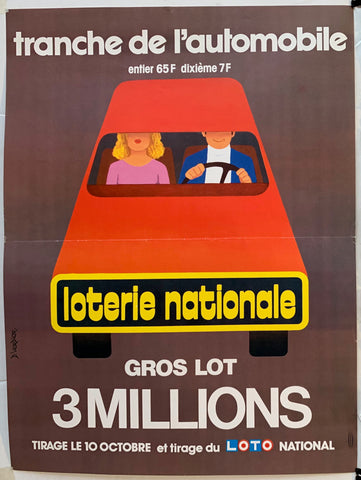 Link to  Loterie Nationale - "Tranche de L'Automobile"France, C. 1975  Product
