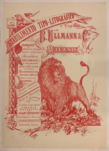 Link to  Stabilimento Tipo-Litografico Poster ✓Italy, c. 1900  Product