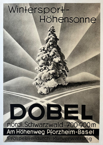 Link to  Wintersport-Höhensonne Dobel PosterGermany, c. 1930  Product