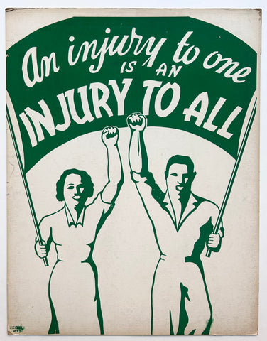 Link to  an Injury to One is an Injury to All Poster ✓USA, c. 1938  Product
