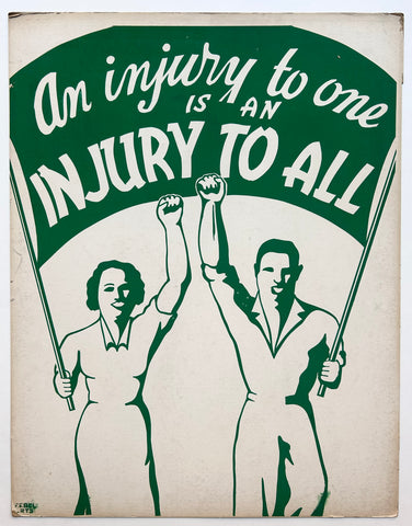 Link to an Injury to One is an Injury to All Poster ✓USA, c. 1938 Product