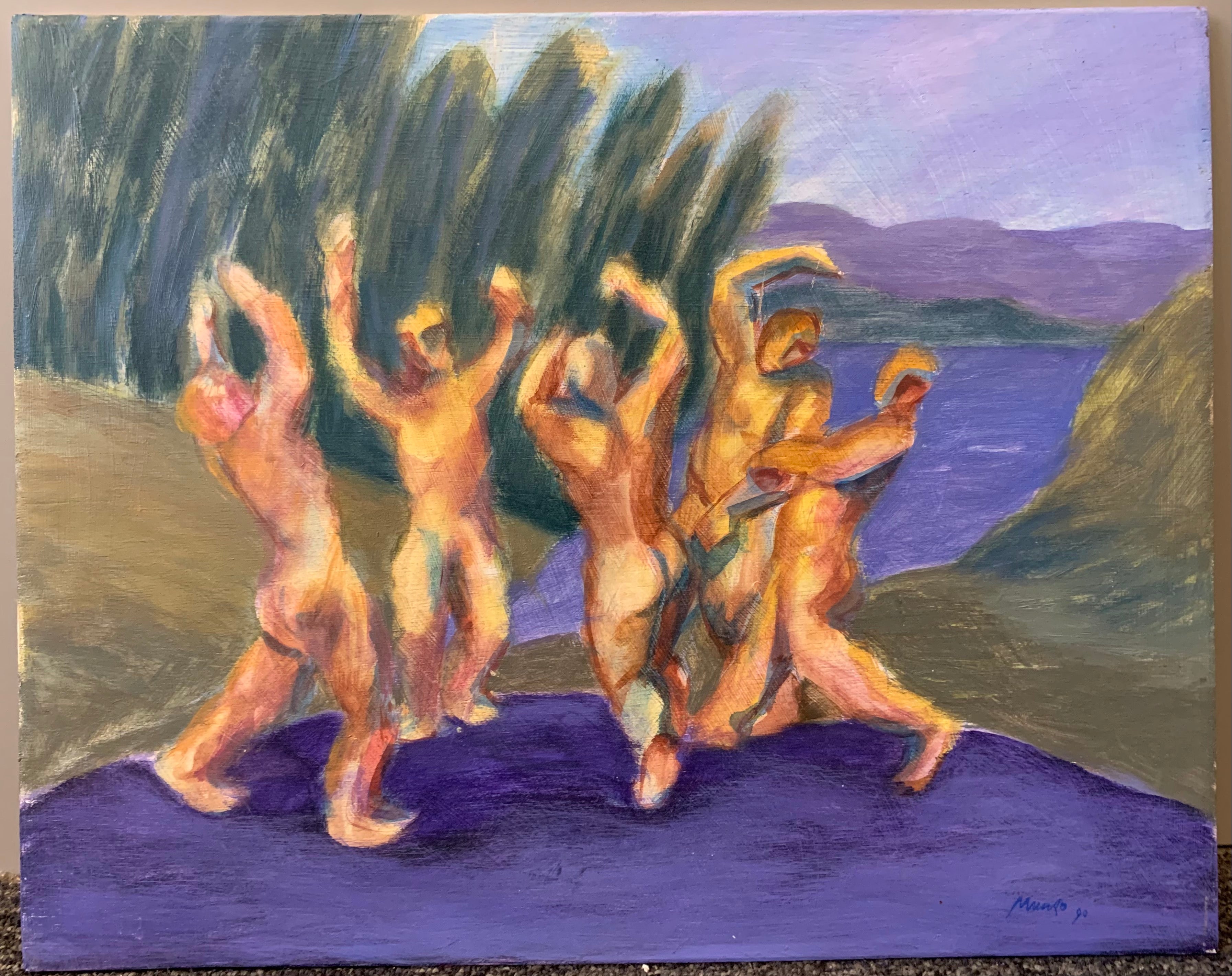 Philip Ross Munro Dancers Painting