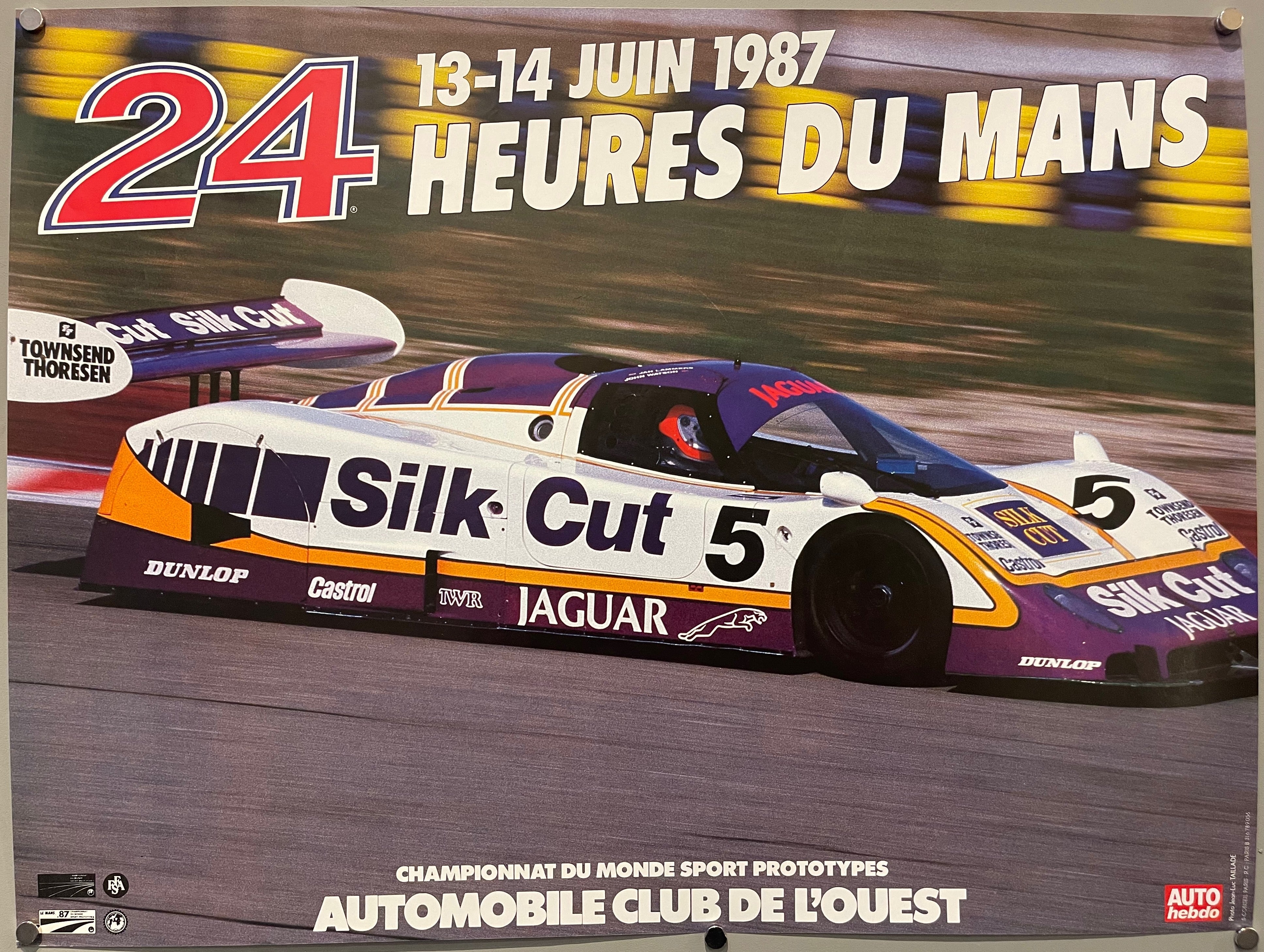 24 Heures du Mans 1987 Poster