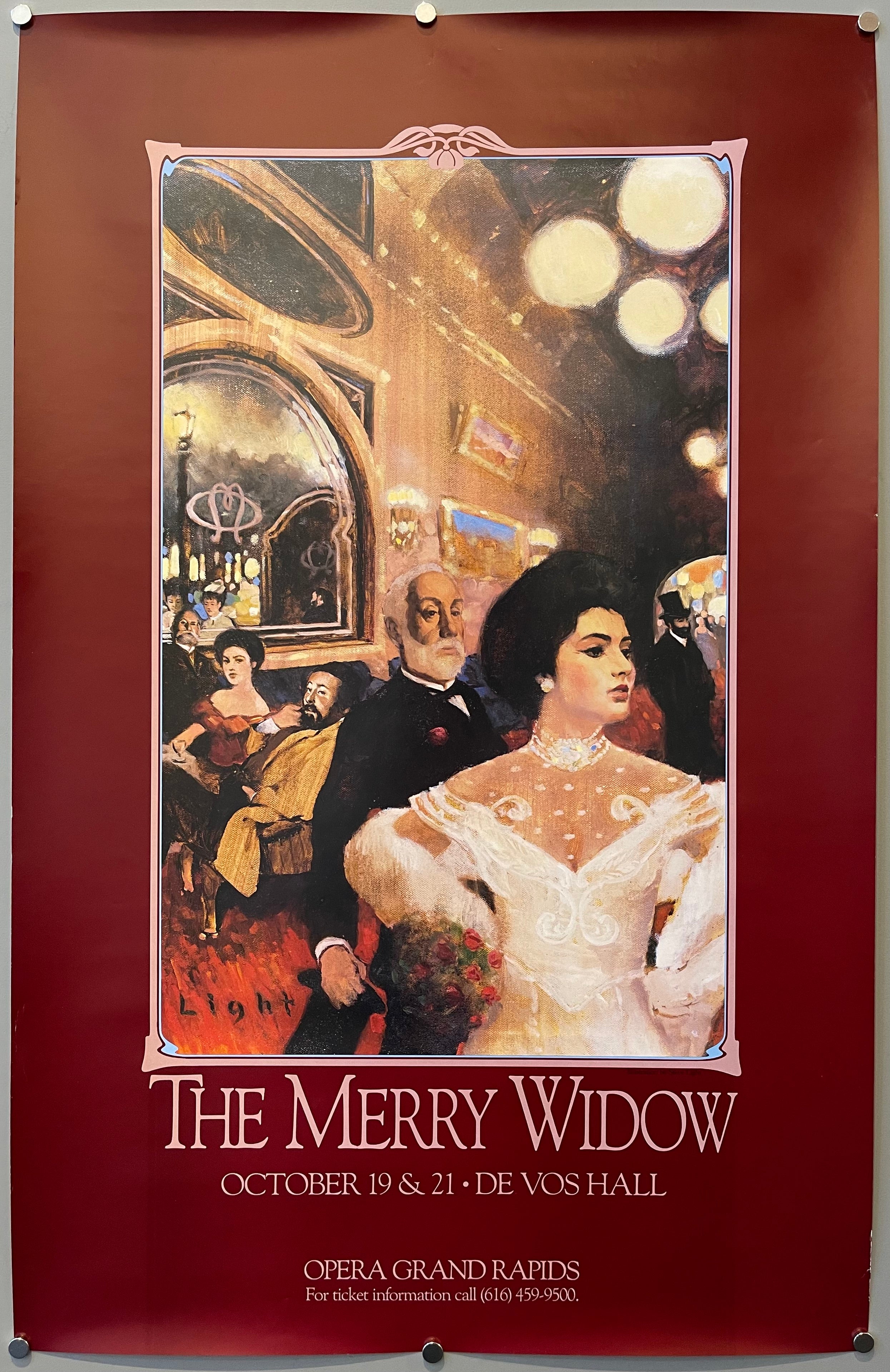 poster of a restaurant painting