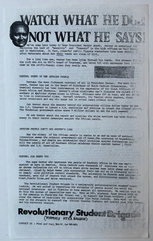 Link to  Revolutionary Student Brigade PosterUSA, c. 1974  Product