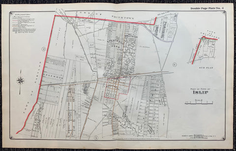 Link to Long Island Index Map No.2 - Plate 4 IslipLong Island, C. 1915 Product