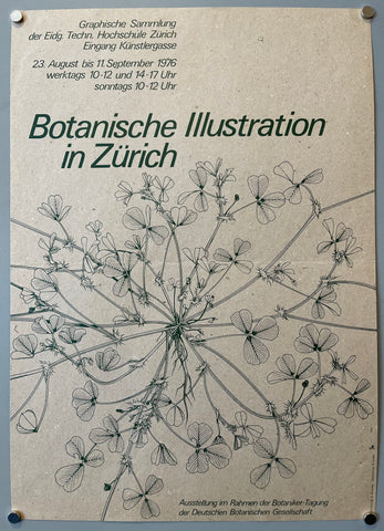Link to  Botanische Illustration in Zürich PosterSwitzerland, 1976  Product