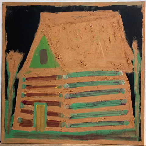 Link to Wooden Hut #98, Jimmie Lee Sudduth PaintingU.S.A, c. 1995 Product