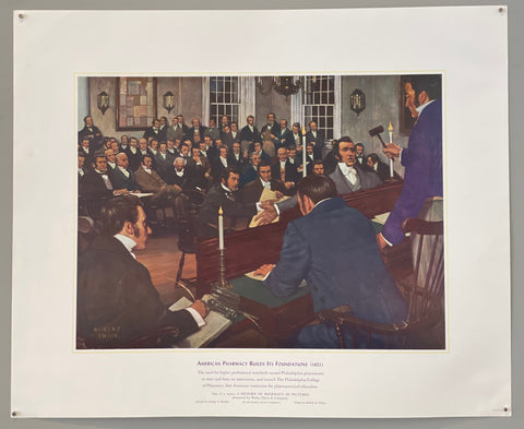 Link to American Pharmacy Builds its Foundation PosterU.S.A., 1954 Product