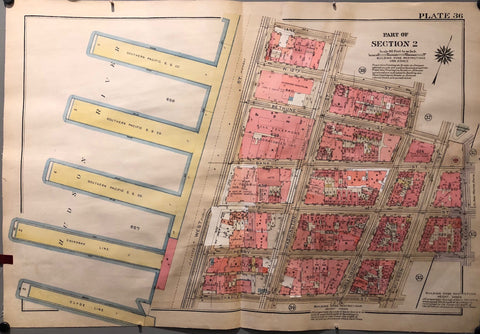 Link to  New York Atlas of Manhattan Plate 361931-1963  Product