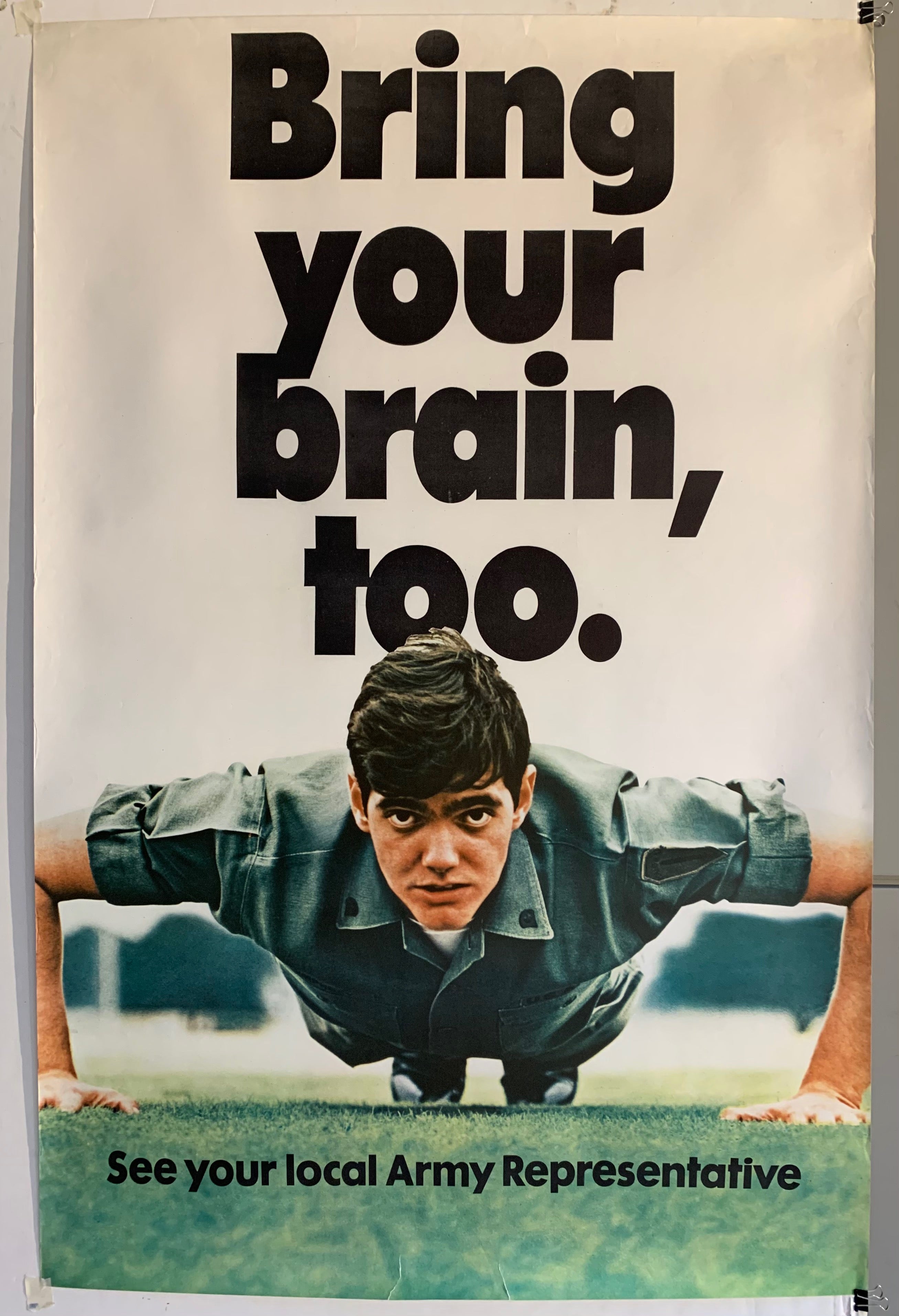 Poster of a man doing push-ups