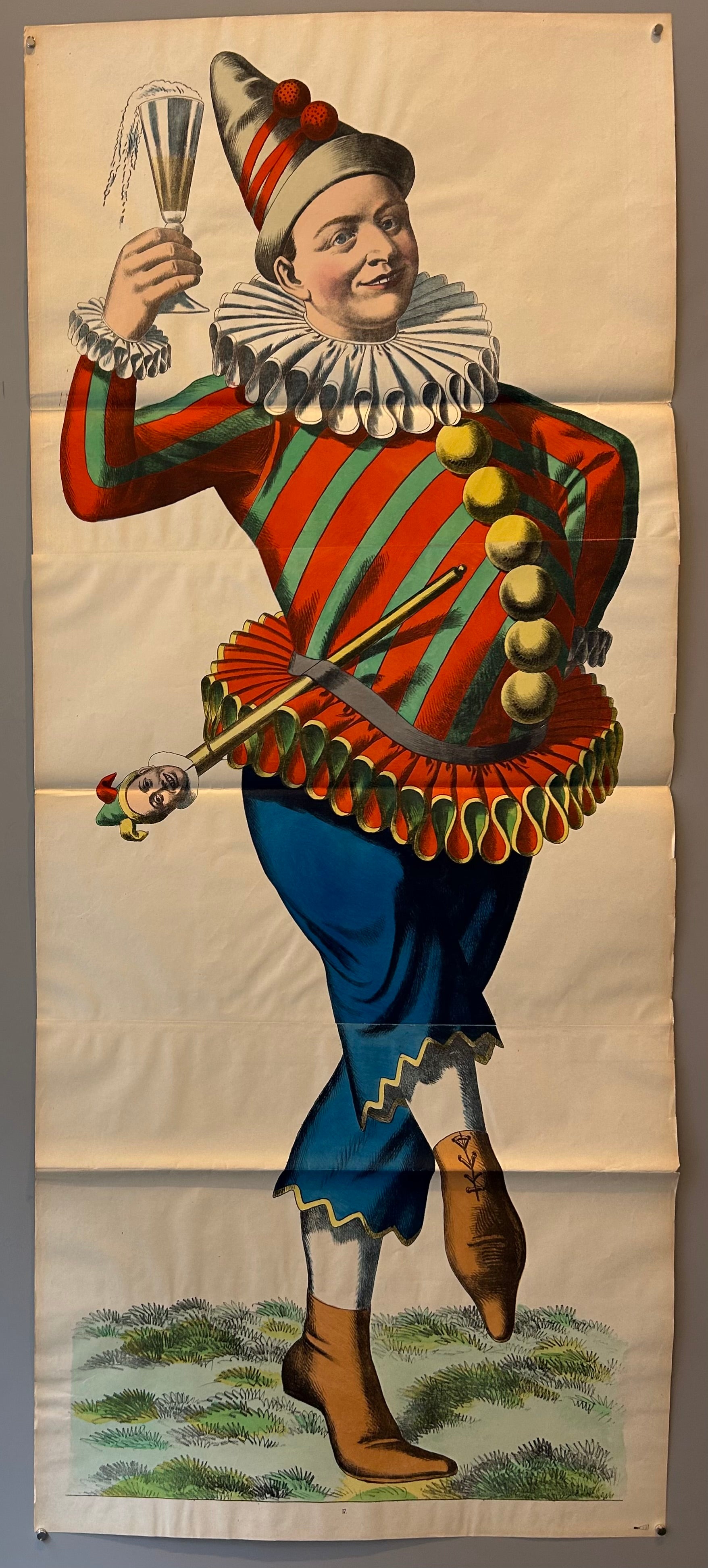 Drinking Jester Weissenburg Lithograph #10