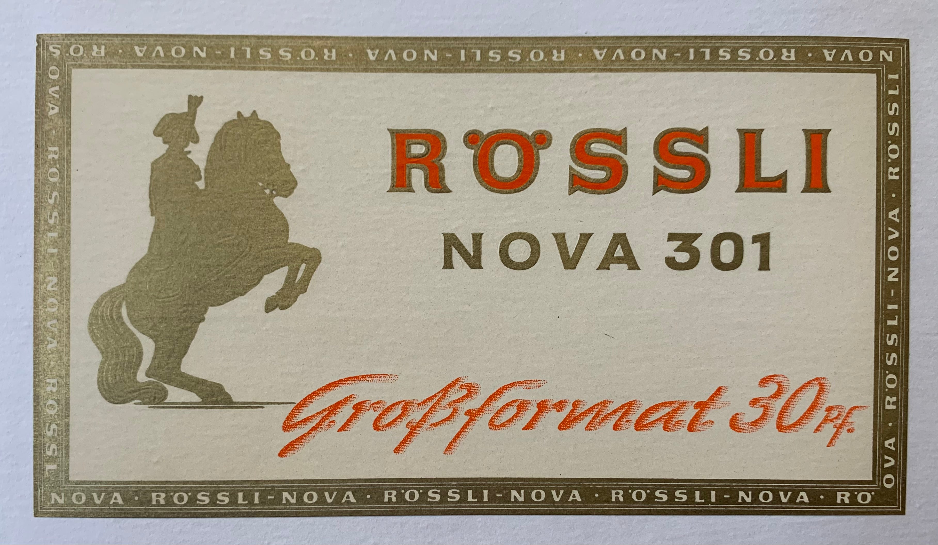 Rossli Cigar Label Poster 2