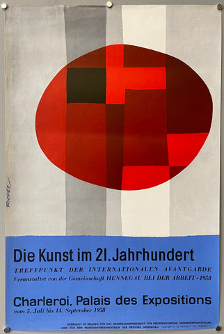 Link to  Die Kunst im 21 Jahrhundert PosterGermany, 1958  Product