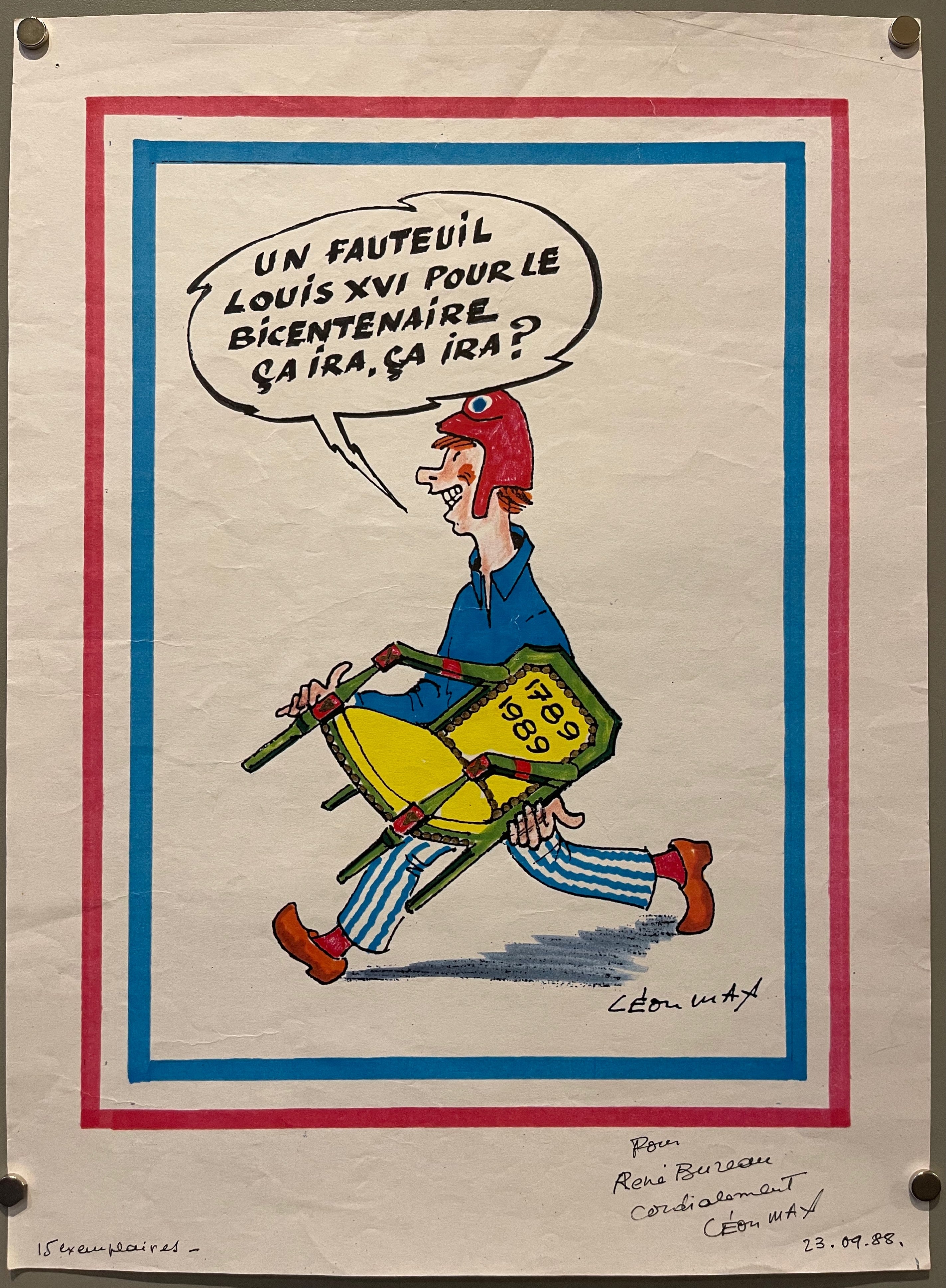 Un Fauteuil Louis XVI Print