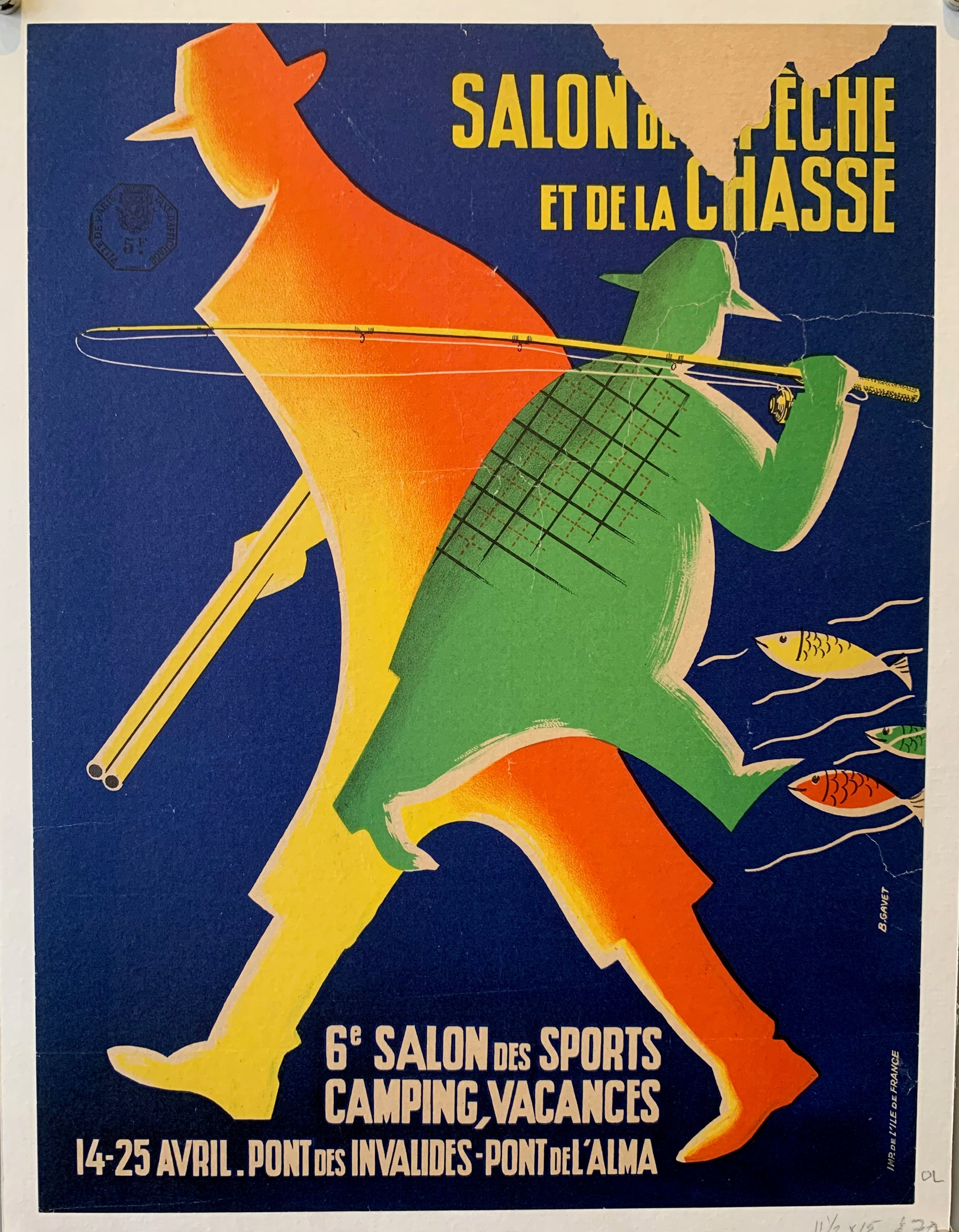 Salon de la Pêche Poster