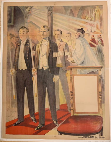 Link to  Chapel Scene PosterFrance, c. 1900  Product