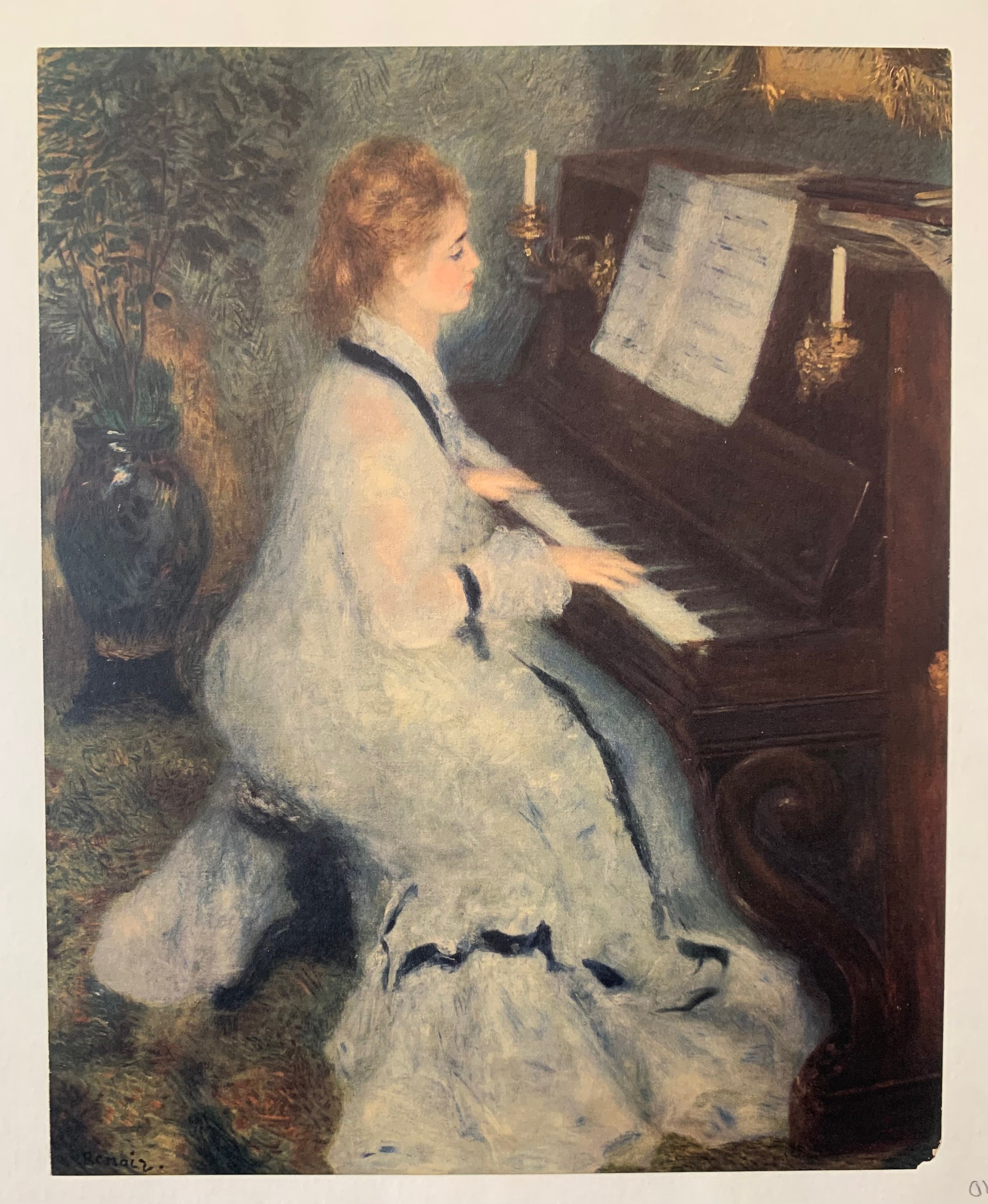Woman at the Piano Print