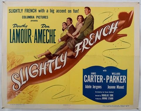 Link to  Slightly French PosterU.S.A FILM, 1948  Product