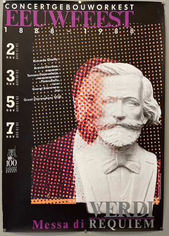 Link to  Verdi Messa di Requiem PosterThe Netherlands, 1988  Product