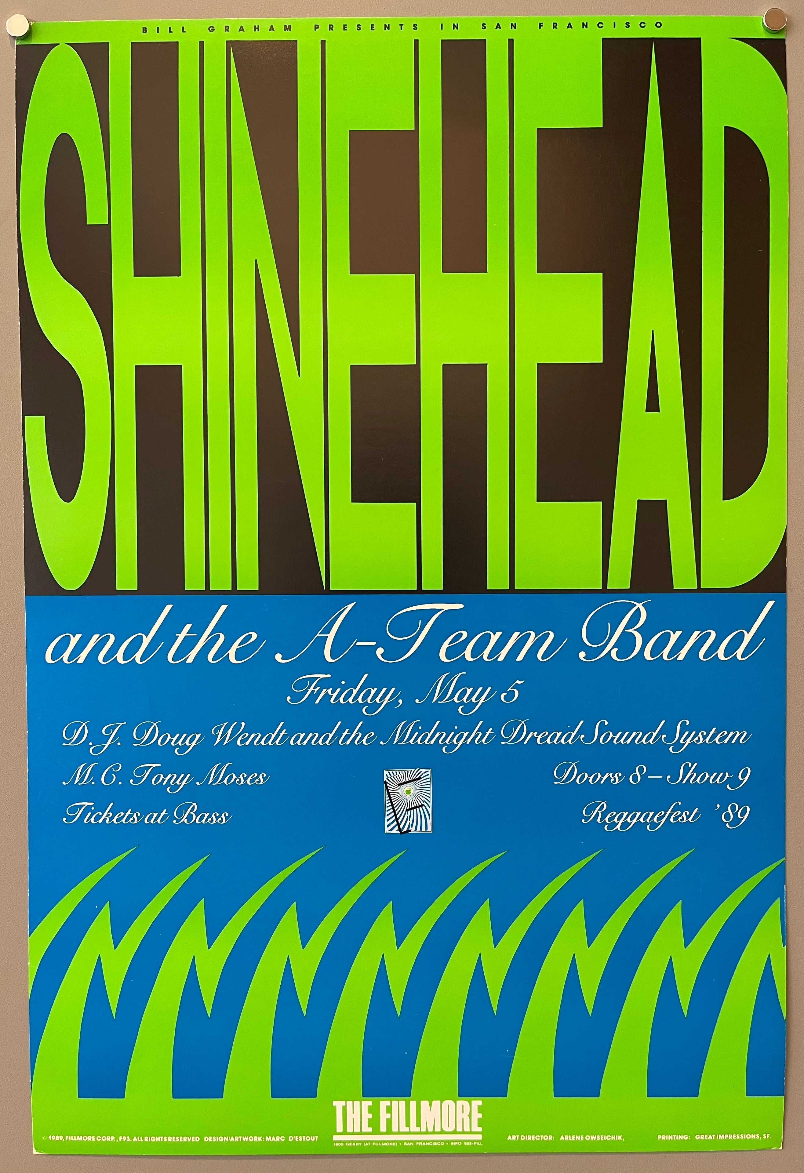 Shinehead and the A-Team Band Poster