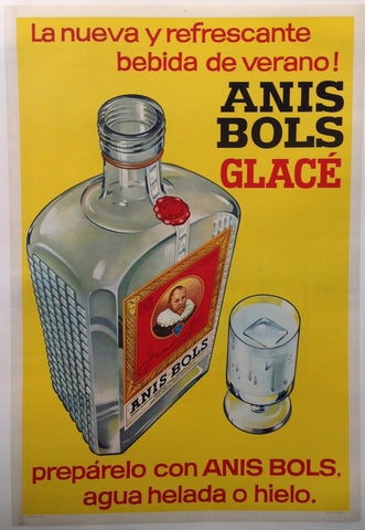 Link to La nueva y refrescante bebida de verano! Anis Bols Glace "Preparelo con Anis Bols Agua Helada o Hielo"C. 1955 Product