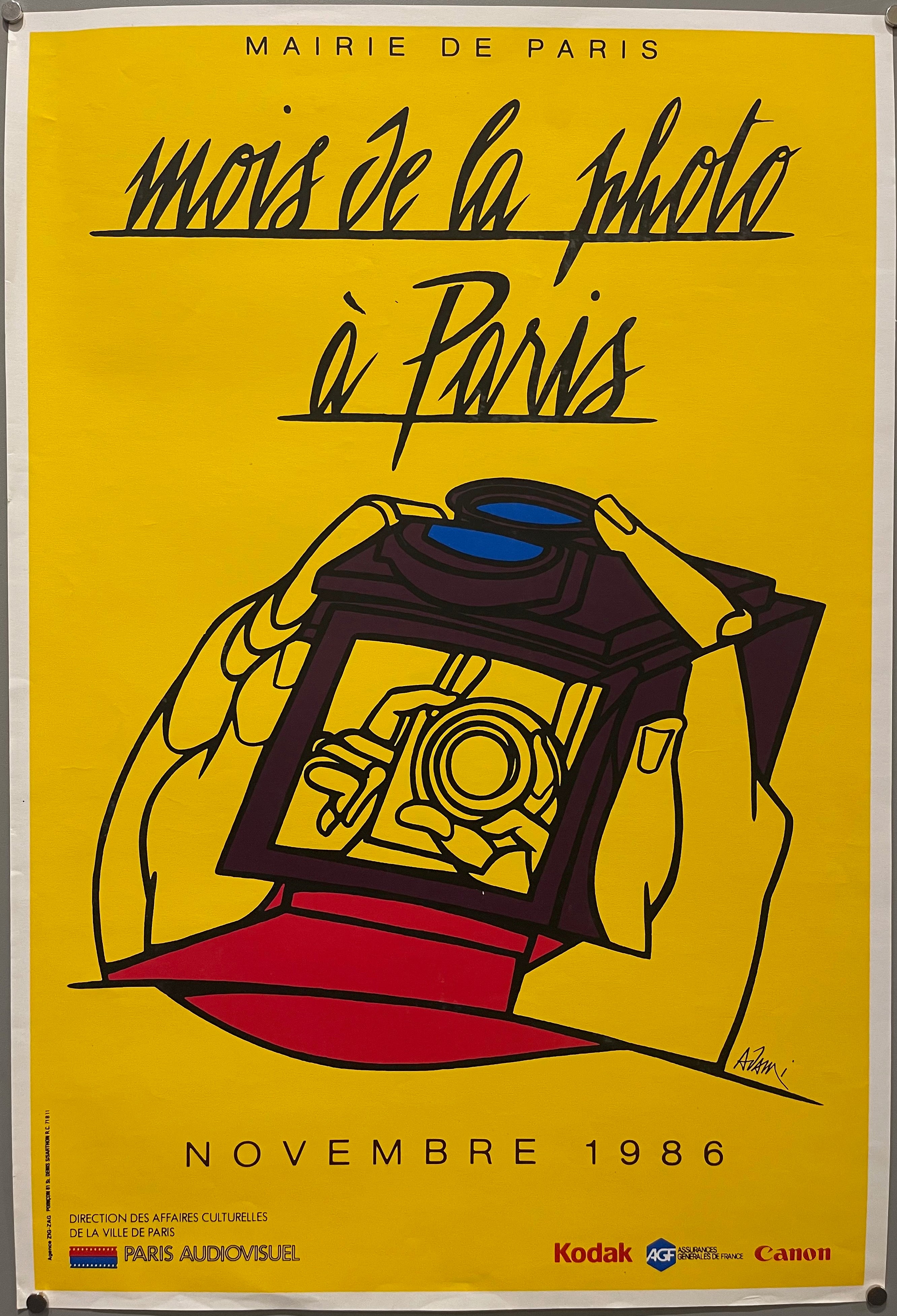Mois de la Photo à Paris 1986 Poster