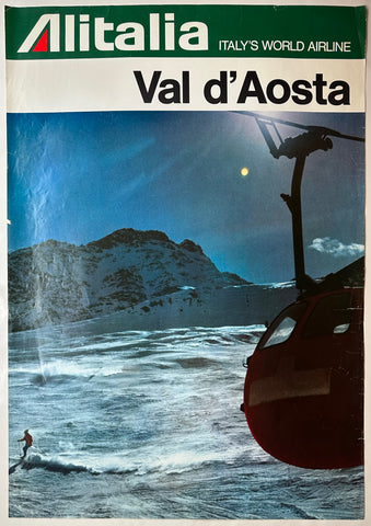 Alitalia Val d'Aosta Poster