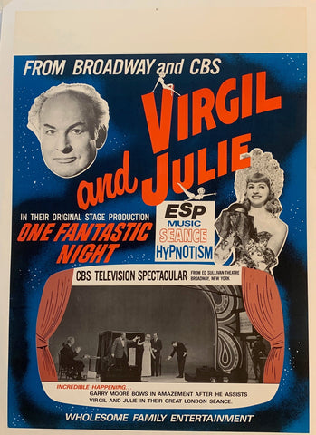 Link to Virgil and Julie in their original stage production "One Fantastic Night"USA, C. 1970 Product